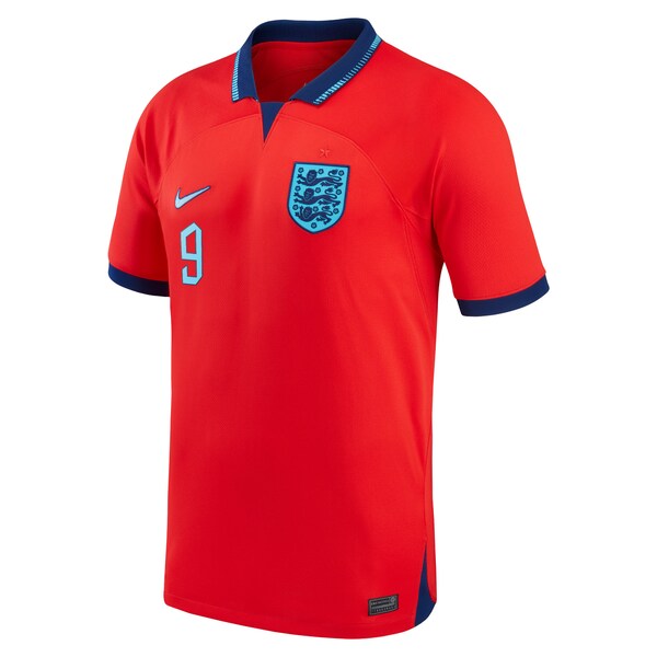 Harry Kane England National Team Nike 2022/23 Away Breathe Stadium Replica Player Jersey - Red - Image 2