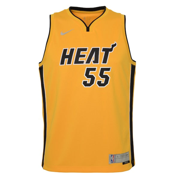 Duncan Robinson Miami Heat Nike Youth 2020/21 Swingman Player Jersey Trophy Gold - Earned Edition - Image 2
