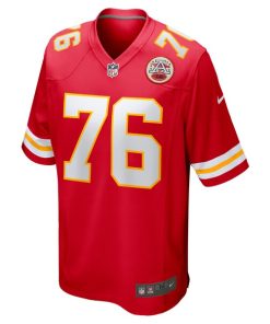 Alternative view of Kingsley Suamataia Kansas City Chiefs Nike  Game Jersey -  Red