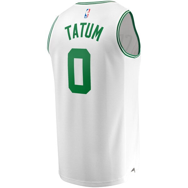 Jayson Tatum Boston Celtics 2024 NBA Finals Champions Fast Break Replica Player Jersey - White - Association Edition - Image 3