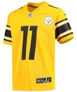 Alternative view of Chase Claypool Pittsburgh Steelers Nike Youth Inverted Team Game Jersey - Gold