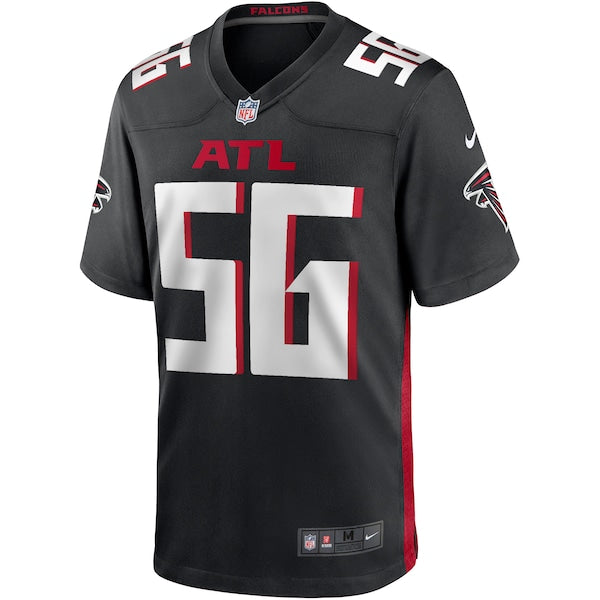 Keith Brooking Atlanta Falcons Nike Game Retired Player Jersey - Black - Image 2