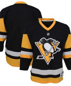 Pittsburgh Penguins Youth Home Replica Jersey - Black