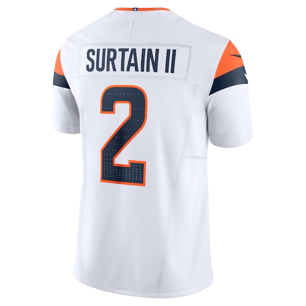 Patrick Surtain II Denver Broncos Nike Vapor F.U.S.E. Limited Jersey - White - Image 3