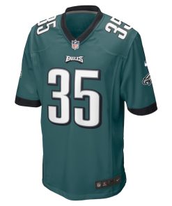 Alternative view of Boston Scott Philadelphia Eagles Nike Game Jersey - Midnight Green