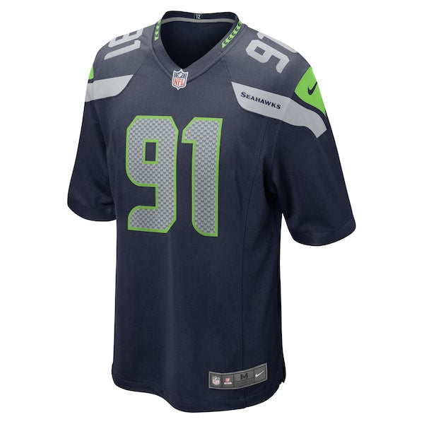 Bryan Mone Seattle Seahawks Nike Game Jersey - College Navy - Image 2