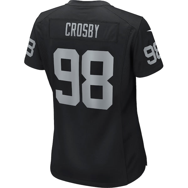 Maxx Crosby Las Vegas Raiders Nike Women's Jersey - Black - Image 4
