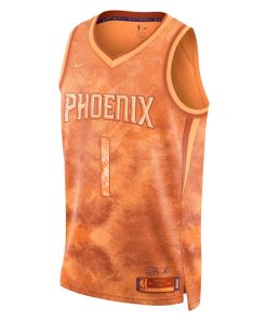 Alternative view of Devin Booker Phoenix Suns Nike Unisex Select Series Swingman Jersey - Orange