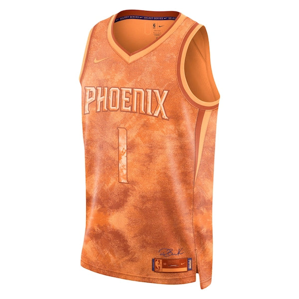 Devin Booker Phoenix Suns Nike Unisex Select Series Swingman Jersey - Orange - Image 2