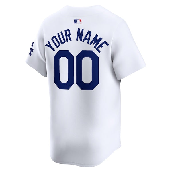 Los Angeles Dodgers Nike Youth Home Limited Custom Jersey - White - Image 3