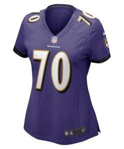 Alternative view of Kevin Zeitler Baltimore Ravens Nike Women's Game Jersey - Purple