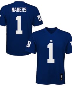 Malik Nabers New York Giants Outerstuff Preschool Replica Player Jersey - Royal