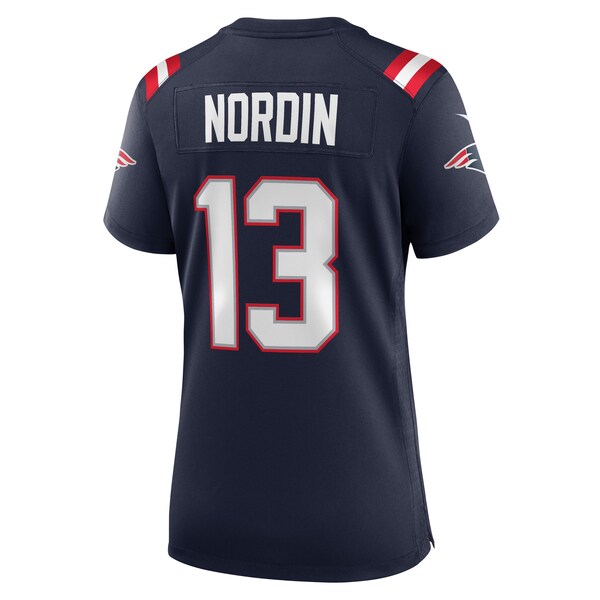 Quinn Nordin New England Patriots Nike Women's Game Player Jersey - Navy - Image 3