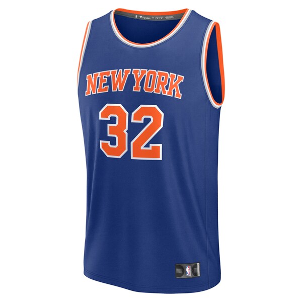 Karl-Anthony Towns New York Knicks Fast Break Replica Player Jersey - Icon Edition - Blue - Image 2