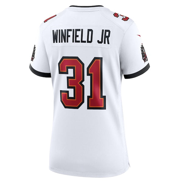 Antoine Winfield Jr. Tampa Bay Buccaneers Nike Women's 50th Season Patch Game Jersey - White - Image 3