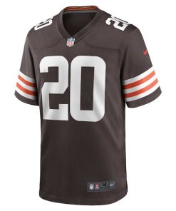 Alternative view of Greg Newsome II Cleveland Browns Nike Game Jersey - Brown