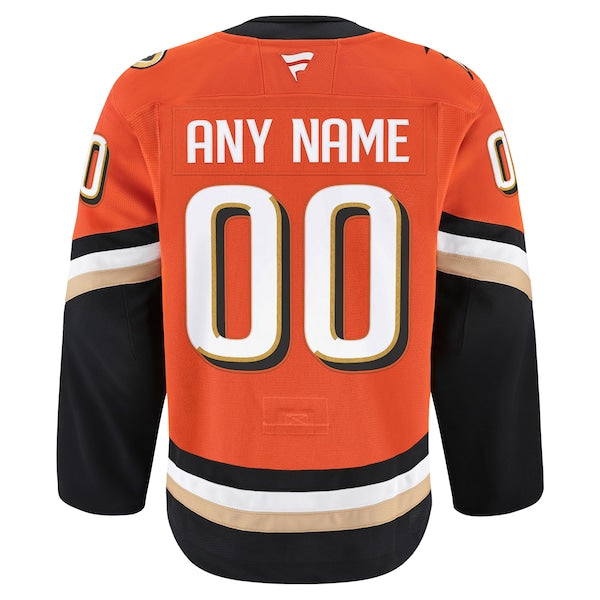 Anaheim Ducks Home Authentic Pro Custom Jersey - Orange - Image 3