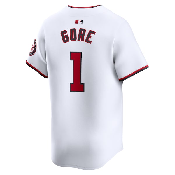 MacKenzie Gore Washington Nationals Nike Home Limited Player Jersey - White - Image 3
