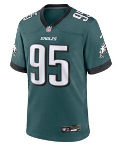 Alternative view of Ty Robinson Philadelphia Eagles Nike Team Game Jersey - Midnight Green