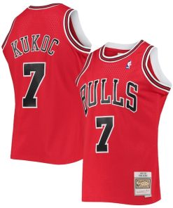 Toni Kukoc Chicago Bulls 1997/98 Hardwood Classics Swingman Jersey - Red