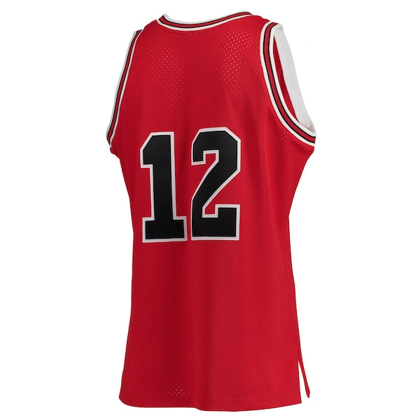 Michael Jordan Chicago Bulls 1989/90 Hardwood Classics Authentic Jersey - Red - Image 3