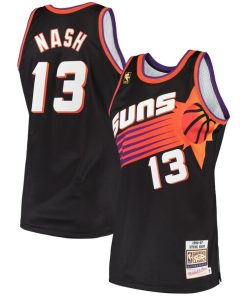 Steve Nash Phoenix Suns 1996/97 Hardwood Classics Authentic Jersey - Black