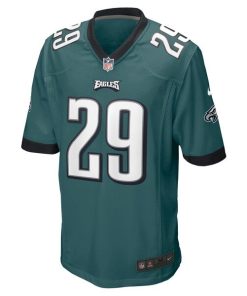 Alternative view of Avonte Maddox Philadelphia Eagles Nike Game Jersey - Midnight Green