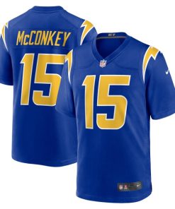 Ladd McConkey Los Angeles Chargers Nike Alternate Game Jersey -  Royal/Navy/White