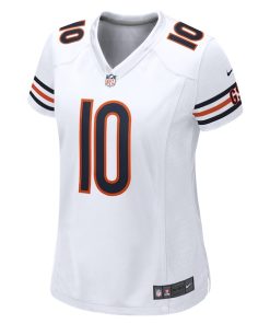 Alternative view of Chase Claypool Chicago Bears Nike Women's Game Player Jersey - White
