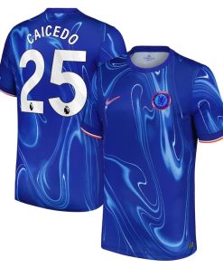 Mois¨¦s Caicedo Chelsea Nike 2024/25 Home Replica Player Jersey - Blue
