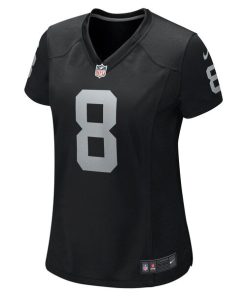Alternative view of Josh Jacobs Las Vegas Raiders Nike Women's Game Player Jersey - Black