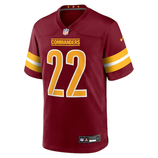 Jacory Croskey-Merritt Washington Commanders Nike Team Game Jersey - Burgundy - Image 2