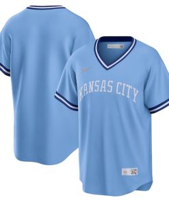 Kansas City Royals Nike Road Cooperstown Collection Team Jersey - Light Blue