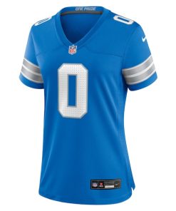 Alternative view of Jahmyr Gibbs Detroit Lions Nike Women's Game Player Jersey - Blue