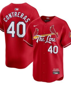 Willson Contreras St. Louis Cardinals Nike City Connect Limited Jersey - Red