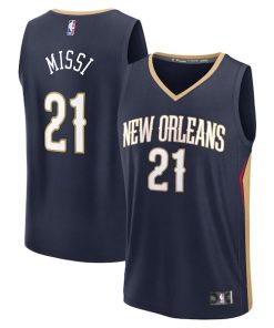 Yves Missi New Orleans Pelicans  2024 NBA Draft Fast Break Player Jersey - Icon Edition - Navy