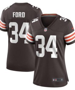 Jerome Ford Cleveland Browns Nike Women's Game Player Jersey - Brown