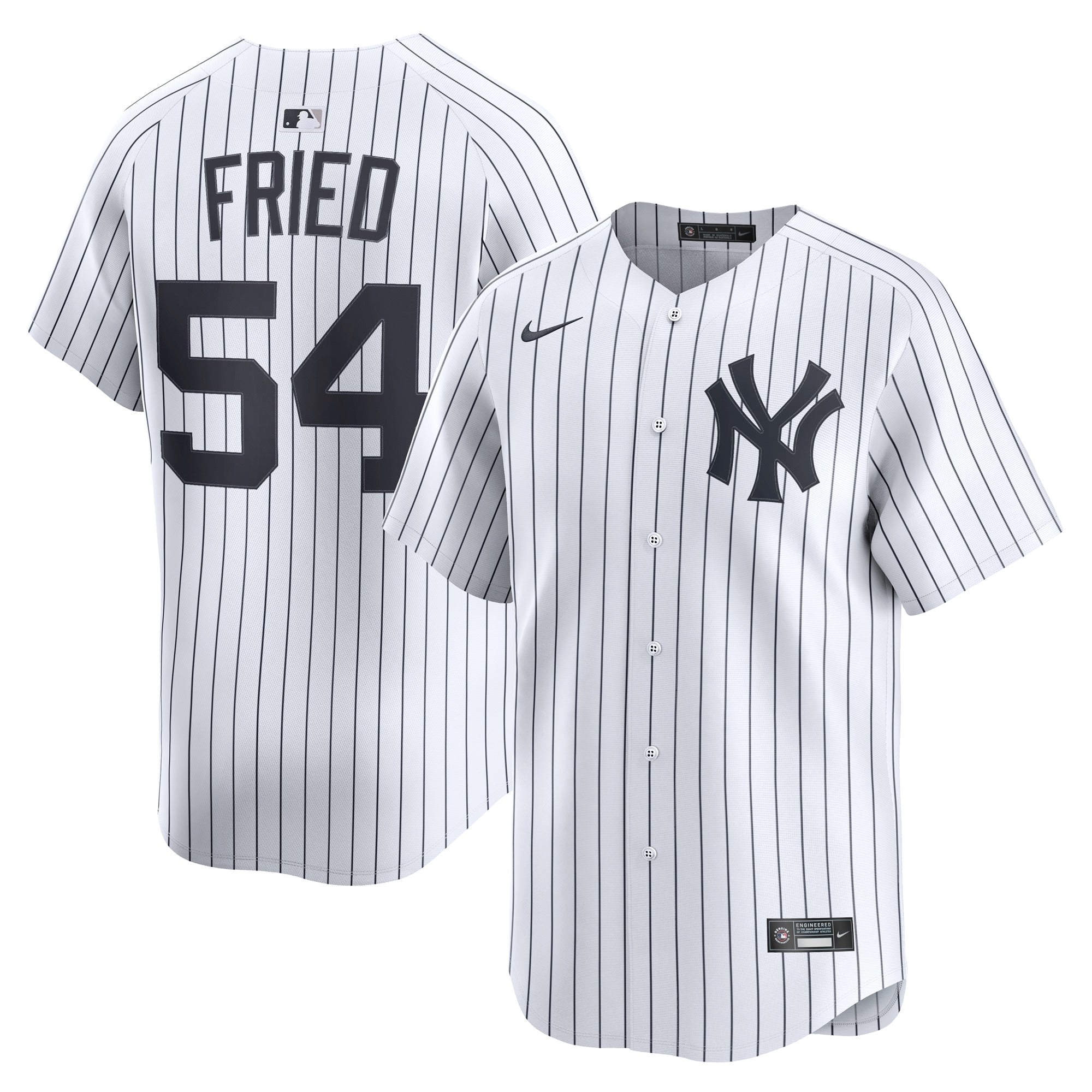 Max Fried New York Yankees Nike Road Limited Player Jersey - Gray/White - Image 9