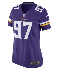 Alternative view of Harrison Phillips Minnesota Vikings Nike Women's Game Player Jersey - Purple