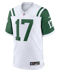 Alternative view of Nike Davante Adams New York Jets White Classic Alternate Game Jersey