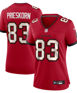 Caden Prieskorn Tampa Bay Buccaneers Nike Women's Team Game Jersey -  Red