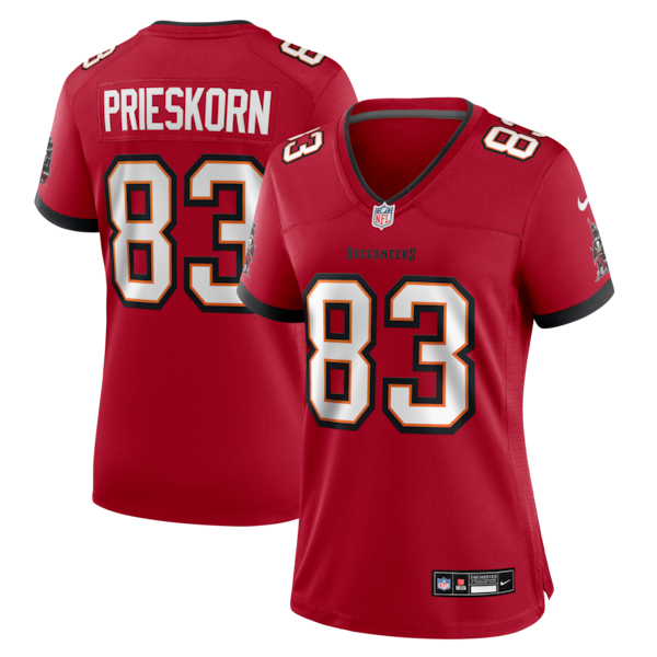 Caden Prieskorn Tampa Bay Buccaneers Nike Women's Team Game Jersey - Red