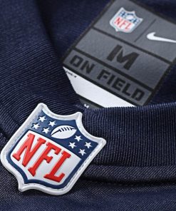 Alternative view of DK Metcalf Seattle Seahawks Nike Game Player Jersey - College Navy/White
