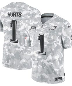 Jalen Hurts Philadelphia Eagles Nike 2024 Salute to Service Limited Jersey - Arctic Camo