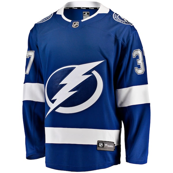 Yanni Gourde Tampa Bay Lightning Home Breakaway Jersey - Blue - Image 2