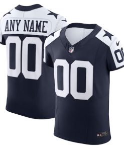 Dallas Cowboys Nike Vapor F.U.S.E. Elite Custom Jersey - Navy