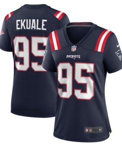 Daniel Ekuale New England Patriots Nike Women's Game Player Jersey - Navy