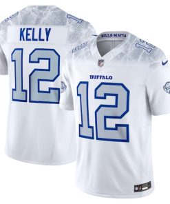 Jim Kelly Buffalo Bills Nike 2025 Rivalries Collection Retired Player Limited Jersey - White