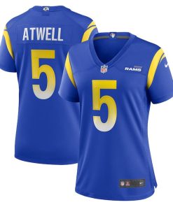 Tutu Atwell Los Angeles Rams Nike Women's Home Game Jersey - Royal