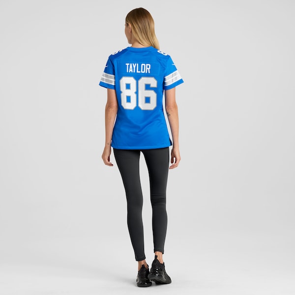 Malik Taylor Detroit Lions Nike Women's Team Game Jersey - Blue - Image 5